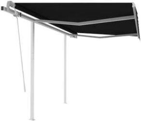 vidaXL Manual Retractable Awning with Post 3 x 2.5 m (3069899) vidaXL Manual Retractable Awning with Post 3 x 2.5 m (3069899)