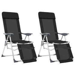 vidaXL Folding deck chair with footrest 2 pcs. (360146) vidaXL Folding deck chair with footrest 2 pcs. (360146)