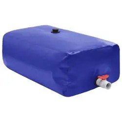 vidaXL Collapsible water tank with faucet 1000 L PVC (156329) vidaXL Collapsible water tank with faucet 1000 L PVC (156329)