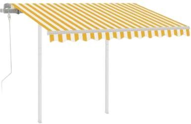 vidaXL Manual Retractable Awning with Post 3.5 x 2.5 m (3069918) vidaXL Manual Retractable Awning with Post 3.5 x 2.5 m (3069918)