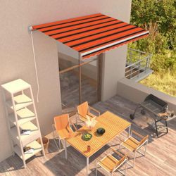 vidaXL Retractable Awning Hand-Operated 350 x 250 cm (3051211) vidaXL Retractable Awning Hand-Operated 350 x 250 cm (3051211)