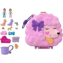 Mattel Polly Pocket Stylish Poodle Case (HKV35) Mattel Polly Pocket Stylish Poodle Case (HKV35)