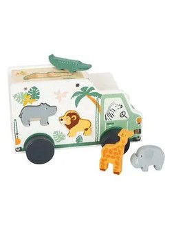Small Foot Stacking Toy Safari Car (11700) Small Foot Stacking Toy Safari Car (11700)