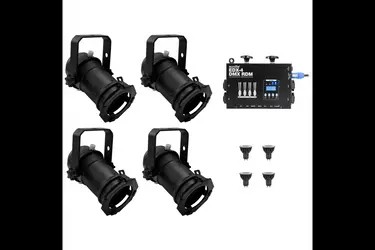Eurolite Set 4x PAR-16 Spot dim2warm + EDX-4 DMX RDM LED Dimmer Pack Eurolite Set 4x PAR-16 Spot dim2warm + EDX-4 DMX RDM LED Dimmer Pack