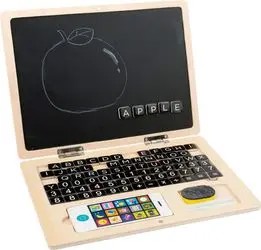 Small Foot Wood Laptop with Magnetic Board (11193) Small Foot Wood Laptop with Magnetic Board (11193)