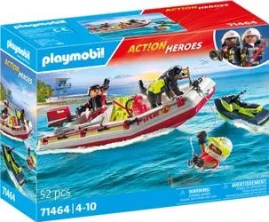 Playmobil Act!on Heroes Fireboat with Aqua Scooter (71464) Playmobil Act!on Heroes Fireboat with Aqua Scooter (71464)