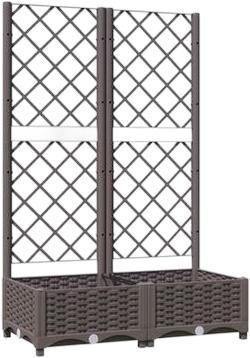 vidaXL Planter with trellis 80 x 40 x 121.5 cm (318260) vidaXL Planter with trellis 80 x 40 x 121.5 cm (318260)
