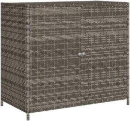 vidaXL Garden cabinet poly rattan 83 x 45 x 76 cm (365545) vidaXL Garden cabinet poly rattan 83 x 45 x 76 cm (365545)