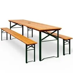 Casaria Beer tent table set 170 cm 3-piece (100048) Casaria Beer tent table set 170 cm 3-piece (100048)