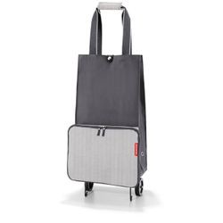 Reisenthel Foldable trolley Herringbone Grey (HK7074) Reisenthel Foldable trolley Herringbone Grey (HK7074)