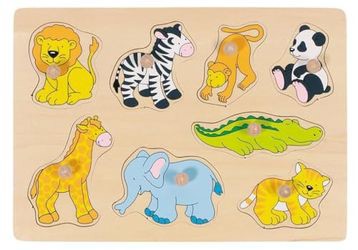 Goki Jigsaw Puzzle Zoo Animals (57874) Goki Jigsaw Puzzle Zoo Animals (57874)