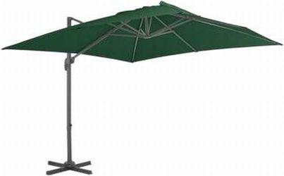 vidaXL Cantilever umbrella with aluminum mast 400 x 300 cm (44635) vidaXL Cantilever umbrella with aluminum mast 400 x 300 cm (44635)