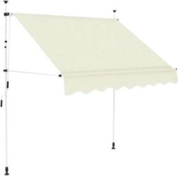 vidaXL Retractable Awning Manual 200 cm (143694) vidaXL Retractable Awning Manual 200 cm (143694)