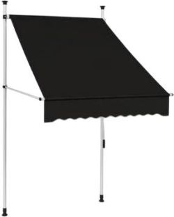 vidaXL Retractable Awning Hand-Operated 100 cm (145832) vidaXL Retractable Awning Hand-Operated 100 cm (145832)