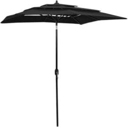 vidaXL Parasol with aluminum pole 3-ply 2 x 2 m (313850) vidaXL Parasol with aluminum pole 3-ply 2 x 2 m (313850)
