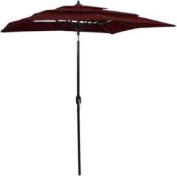 vidaXL Parasol with aluminum pole 3-ply 2 x 2 m (313848) vidaXL Parasol with aluminum pole 3-ply 2 x 2 m (313848)