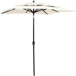 vidaXL Parasol with aluminum pole 3-ply 2 x 2 m (313844) vidaXL Parasol with aluminum pole 3-ply 2 x 2 m (313844)