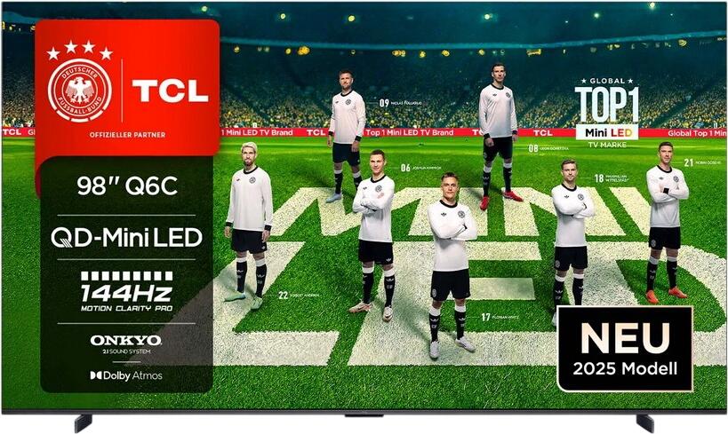 TCL 98" Q6C Premium QD-Mini LED TV 98Q6C TCL 98" Q6C Premium QD-Mini LED TV 98Q6C