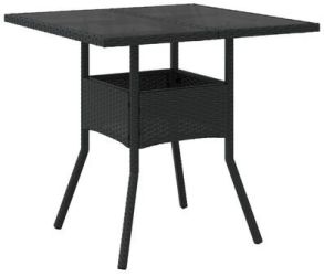 vidaXL Garden table with glass top 80 x 80 x 75 cm (365521) vidaXL Garden table with glass top 80 x 80 x 75 cm (365521)