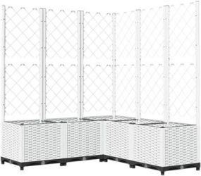 vidaXL Planter with trellis 120 x 120 x 136 cm (153288) vidaXL Planter with trellis 120 x 120 x 136 cm (153288)