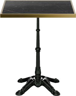 Blumfeldt Patras Lux Bistro Table Square Marble Tabletop 60 x 60 cm Blumfeldt Patras Lux Bistro Table Square Marble Tabletop 60 x 60 cm