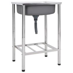 vidaXL Camping sink stainless steel (151210) vidaXL Camping sink stainless steel (151210)