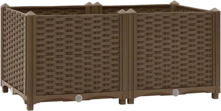 vidaXL Raised bed polypropylene 80 x 40 x 38 cm (316516) vidaXL Raised bed polypropylene 80 x 40 x 38 cm (316516)