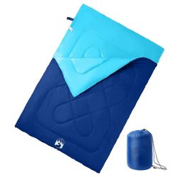 vidaXL Double sleeping bag with pillow 3-4 seasons (94451) vidaXL Double sleeping bag with pillow 3-4 seasons (94451)
