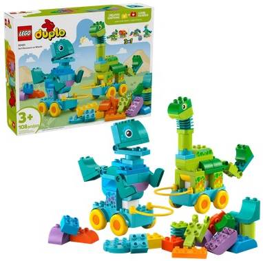 LEGO DUPLO Dinos on Wheels 3-in-1 Set (10451) LEGO DUPLO Dinos on Wheels 3-in-1 Set (10451)