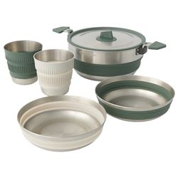Sea to Summit Detour Stainless Steel One Pot Cook Set 2 Person, 5-piece Sea to Summit Detour Stainless Steel One Pot Cook Set 2 Person, 5-piece