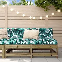 vidaXL Medium sofa with cushion 2 pcs. (825582) vidaXL Medium sofa with cushion 2 pcs. (825582)