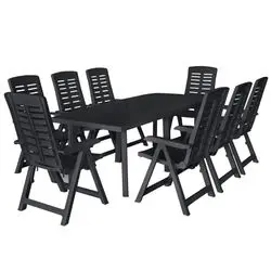 vidaXL Garden dining set 9-piece (276181) vidaXL Garden dining set 9-piece (276181)