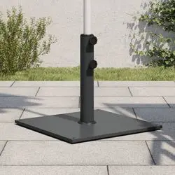vidaXL Parasol Base with Stand Foot Tension Button 17 kg (368680) vidaXL Parasol Base with Stand Foot Tension Button 17 kg (368680)