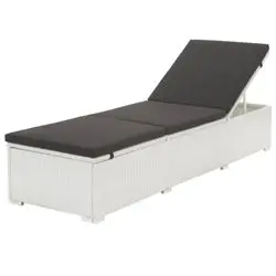 vidaXL Sun lounger with cushion (317105) vidaXL Sun lounger with cushion (317105)