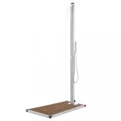vidaXL Garden shower with base plate 225 cm (3070790) vidaXL Garden shower with base plate 225 cm (3070790)