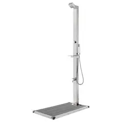 vidaXL Garden shower with base plate 225 cm (3070792) vidaXL Garden shower with base plate 225 cm (3070792)