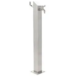 vidaXL Garden Water Column Stainless Steel Square 95 cm (45453) vidaXL Garden Water Column Stainless Steel Square 95 cm (45453)