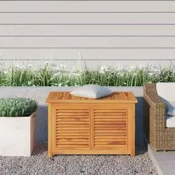 vidaXL Garden box with bag solid teak wood 90 x 50 x 58 cm (363270) vidaXL Garden box with bag solid teak wood 90 x 50 x 58 cm (363270)