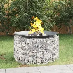 vidaXL Gabion fire pit 100 cm (153560) vidaXL Gabion fire pit 100 cm (153560)