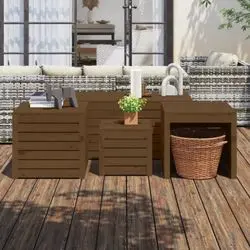 vidaXL Garden box set 4-piece (3154669) vidaXL Garden box set 4-piece (3154669)