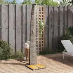 vidaXL Garden shower with slatted floor 55 x 60 x 224 cm (368210) vidaXL Garden shower with slatted floor 55 x 60 x 224 cm (368210)