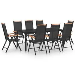 vidaXL Garden dining set 9-piece (3070627) vidaXL Garden dining set 9-piece (3070627)