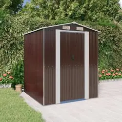 vidaXL Shed Galvanized Steel 192 x 191 x 223 cm (3147471) vidaXL Shed Galvanized Steel 192 x 191 x 223 cm (3147471)