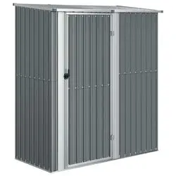 vidaXL Bicycle Shed 180.5x97x209.5 cm Galvanized Steel (150904) vidaXL Bicycle Shed 180.5x97x209.5 cm Galvanized Steel (150904)