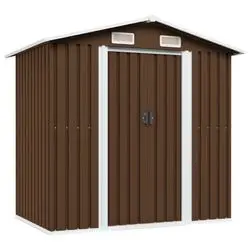 vidaXL Tool shed 204 x 132 x 186 cm steel (47029) vidaXL Tool shed 204 x 132 x 186 cm steel (47029)