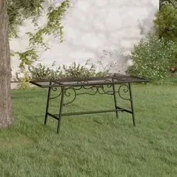 vidaXL Tree bench steel 110 cm (318827) vidaXL Tree bench steel 110 cm (318827)