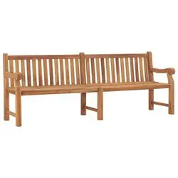 vidaXL Garden bench solid wood teak 228 cm (316640) vidaXL Garden bench solid wood teak 228 cm (316640)