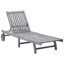 vidaXL Sun lounger acacia solid wood (311872) vidaXL Sun lounger acacia solid wood (311872)