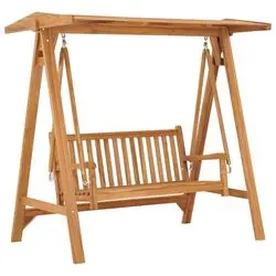 vidaXL Hollywood swing solid wood teak 170 cm (316629) vidaXL Hollywood swing solid wood teak 170 cm (316629)
