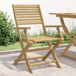 vidaXL Folding garden chair solid acacia wood (365737) vidaXL Folding garden chair solid acacia wood (365737)